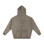 Flowers Oversized Fleeced Hoodie