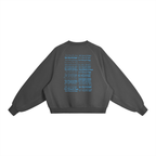 Don't Worry Be Happy Heavyweight Dolman Sleeve Boxy Sweatshirt