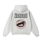 Grey WONDER Zip-Through Boxy Fleece Hoodie