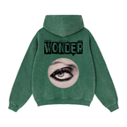 Black WONDER Zip-Through Boxy Fleece Hoodie