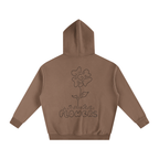 Flowers Oversized Fleeced Hoodie
