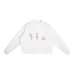 Dance Fleece Mock-Neck Crew Sweatshirt