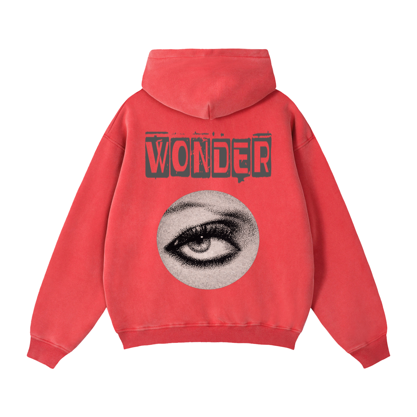 Grey WONDER Zip-Through Boxy Fleece Hoodie