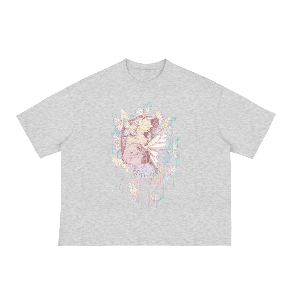 skull,flower,butterfly