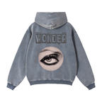 Grey WONDER Zip-Through Boxy Fleece Hoodie