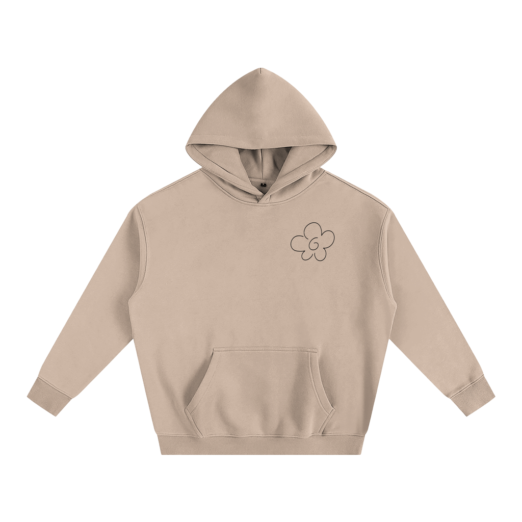 Flowers Oversized Fleeced Hoodie