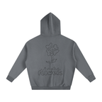 Flowers Oversized Fleeced Hoodie