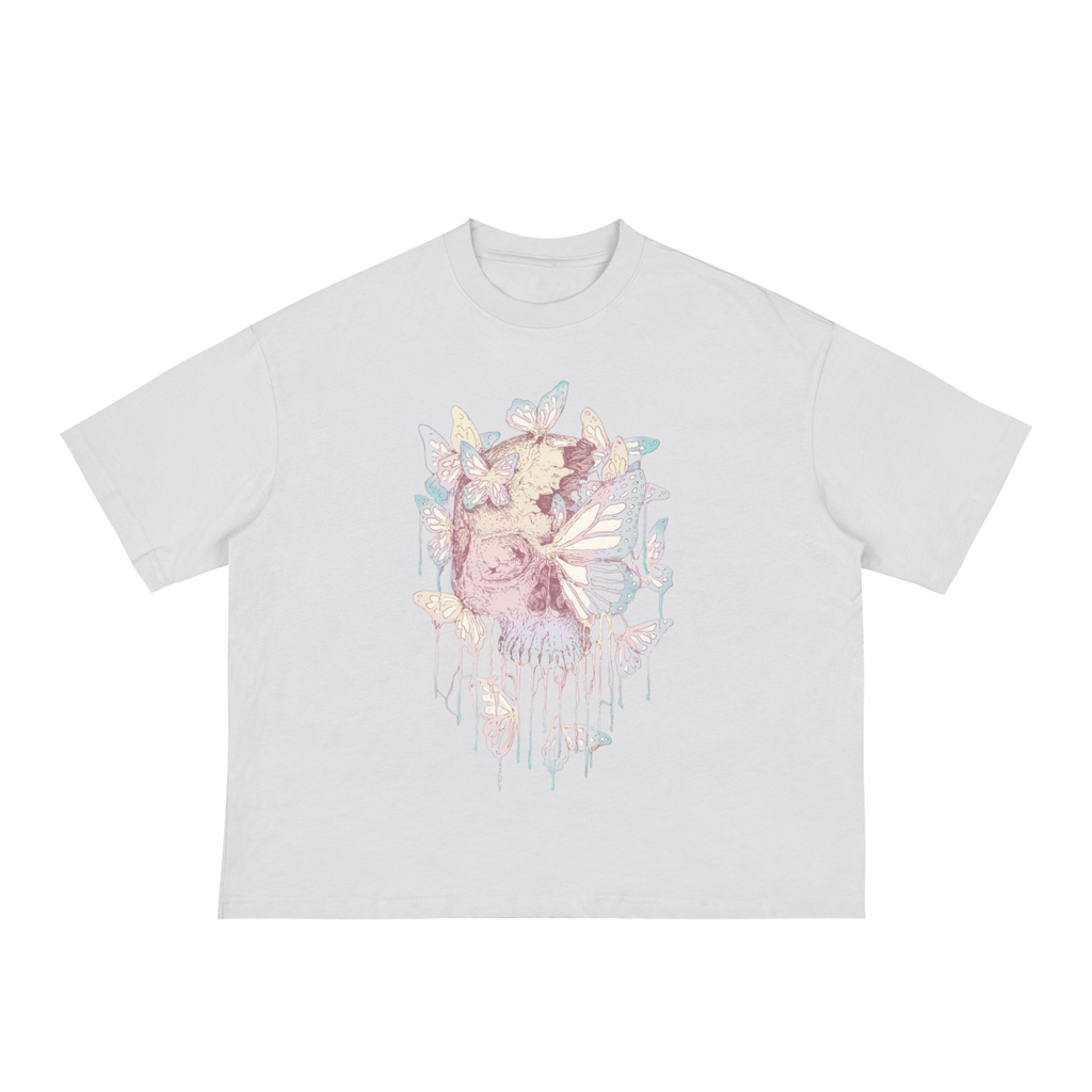 skull,flower,butterfly