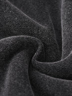 Black WONDER Zip-Through Boxy Fleece Hoodie
