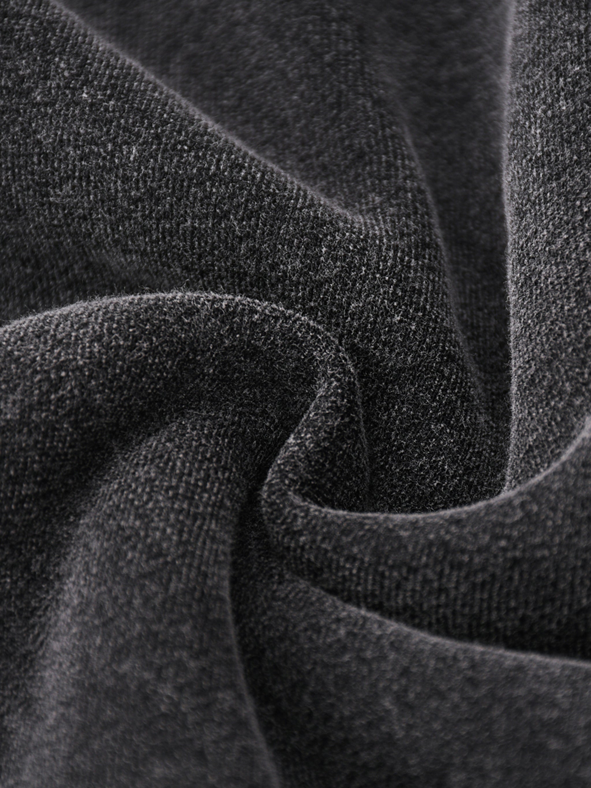 Black WONDER Zip-Through Boxy Fleece Hoodie