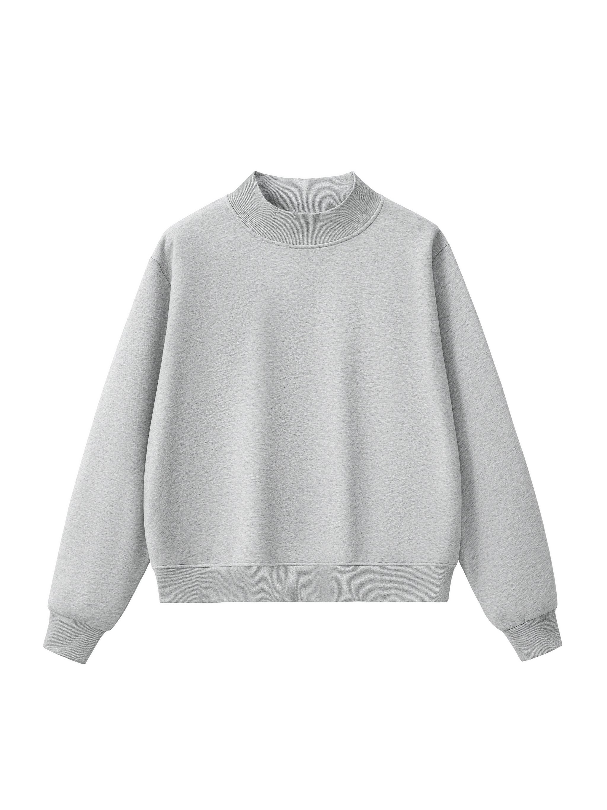 Dance Fleece Mock-Neck Crew Sweatshirt