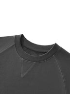Don't Worry Be Happy Heavyweight Dolman Sleeve Boxy Sweatshirt