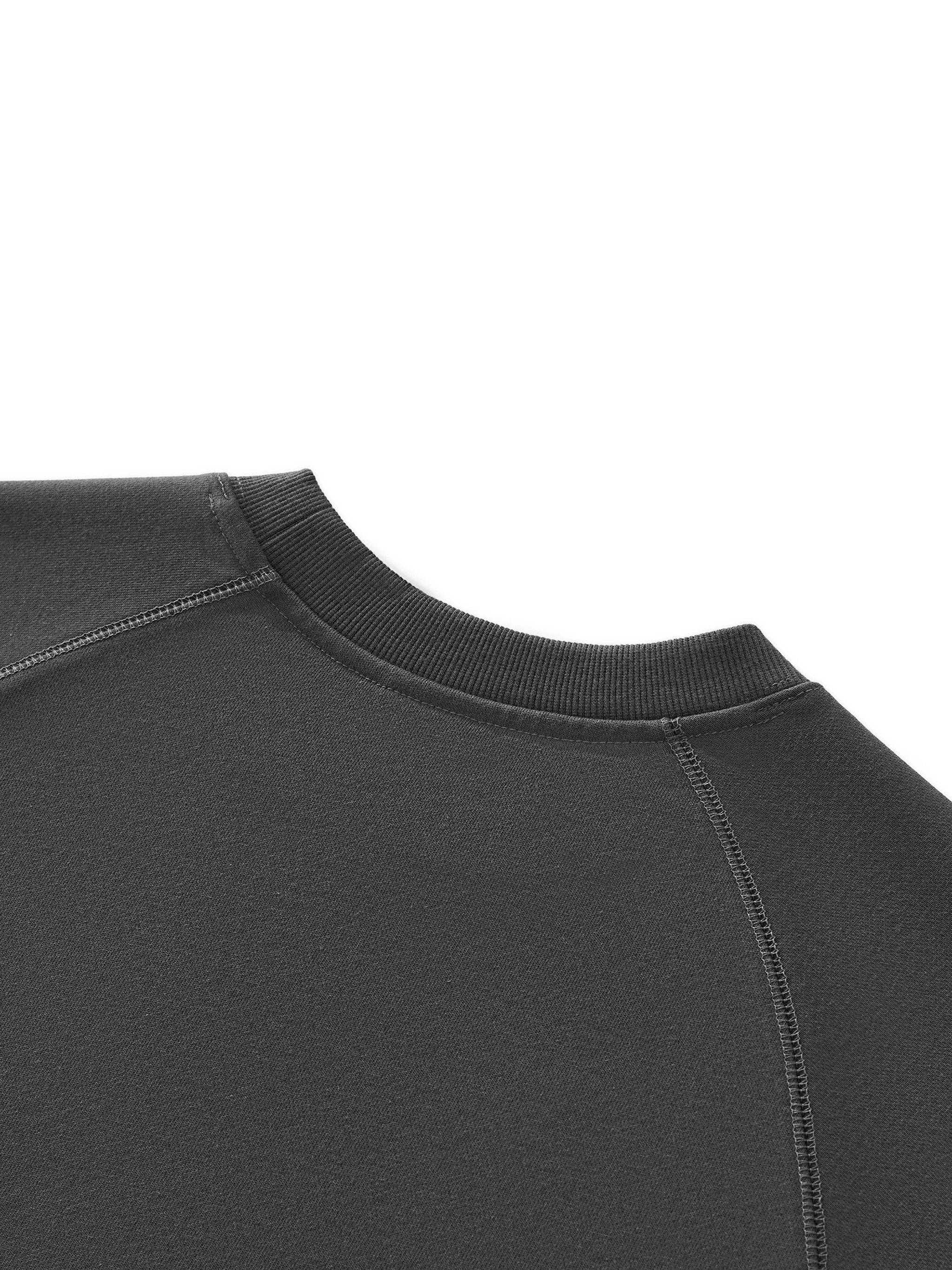Don't Worry Be Happy Heavyweight Dolman Sleeve Boxy Sweatshirt