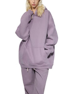Flowers Oversized Fleeced Hoodie