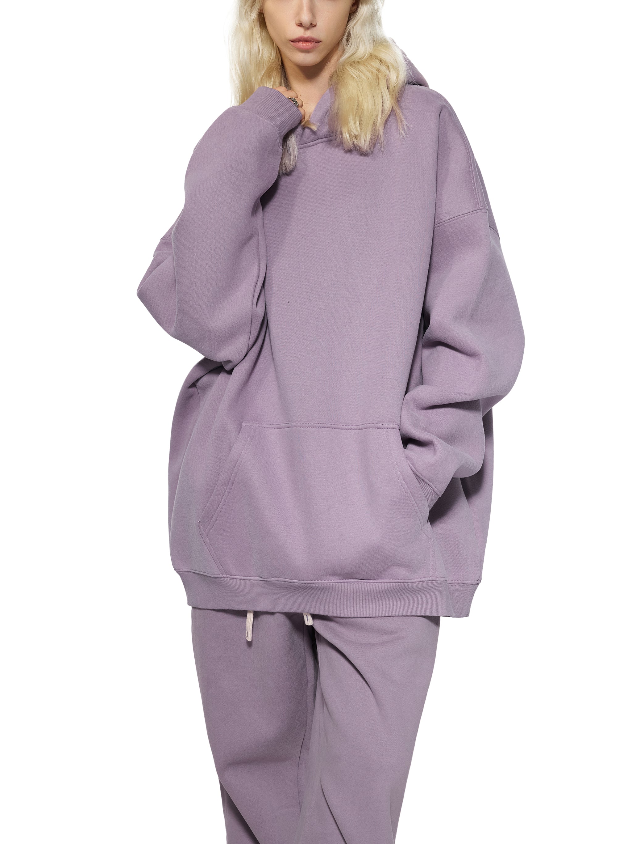 Flowers Oversized Fleeced Hoodie